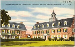 Colonial Hall at Moravian College in Bethlehem, PA.